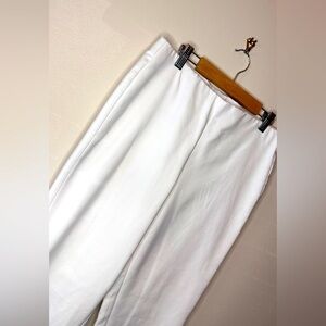 ECRU‎ Ankle Pants, White Cotton Stretch Size 6